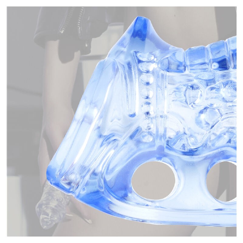FLESHLIGHT FLESHSKINS GRIP BLUE ICE MASTURBADOR MANUAL AZUL