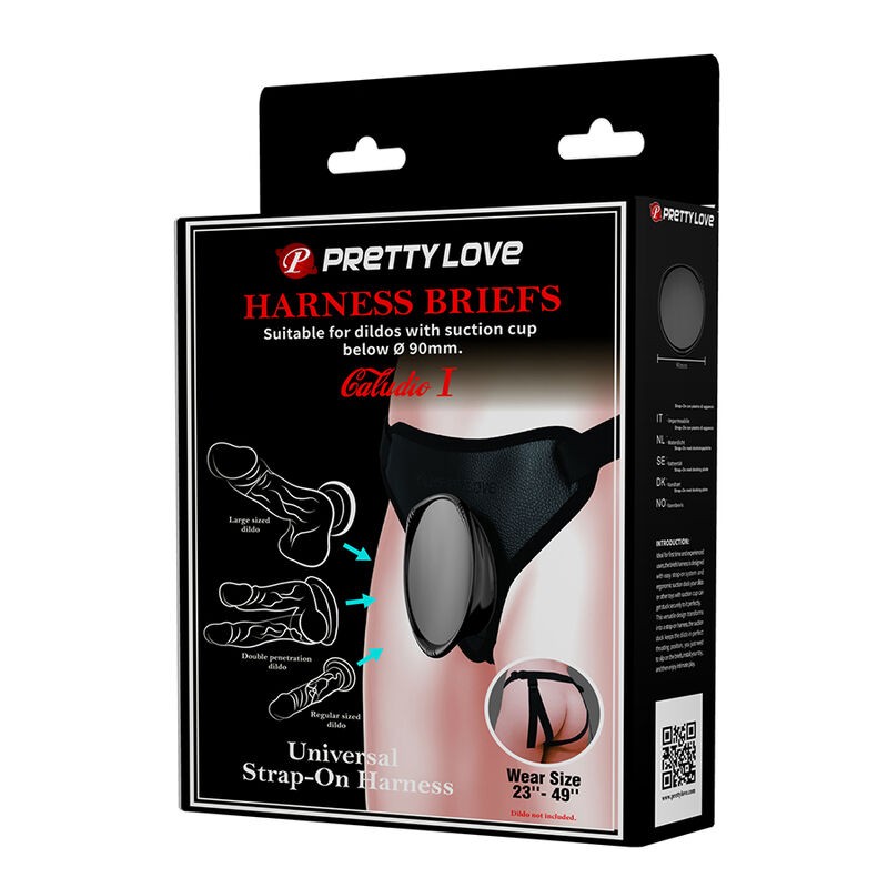 PRETTY LOVE ARNeS STRAP ON UNIVERSAL NEGRO