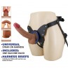 PRETTY LOVE YETI ARNeS STRAP ON CON DILDO Y VENTOSA CARNE