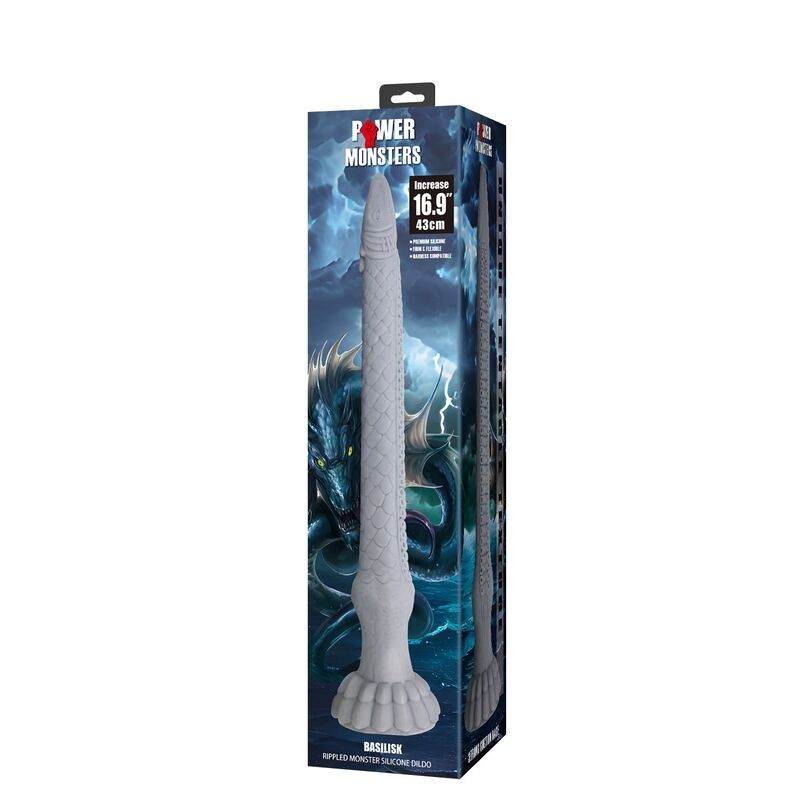 POWER MONSTERS BASILISK DILDO 43 CM Ø 5 CM