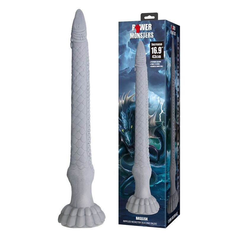 POWER MONSTERS BASILISK DILDO 43 CM Ø 5 CM