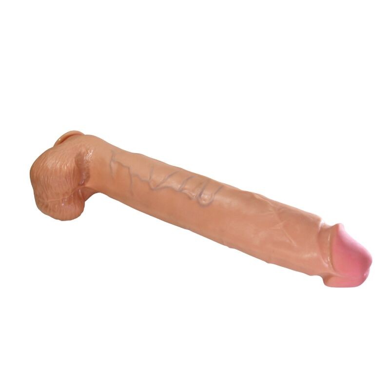 PRETTY LOVE RAEL DILDO REALiSTICO FLEXIBLE CON VENTOSA 40 CM Ø 6 CM MARRoN