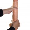 PRETTY LOVE RAEL DILDO REALiSTICO FLEXIBLE CON VENTOSA 40 CM Ø 6 CM MARRoN