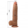 PRETTY LOVE EVANDER DILDO REALiSTICO FLEXIBLE CON VENTOSA 23 CM Ø 49 CM