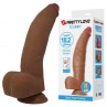 PRETTY LOVE ULRIC DILDO REALiSTICO FLEXIBLE 26 CM Ø 55 CM TPE MARRoN