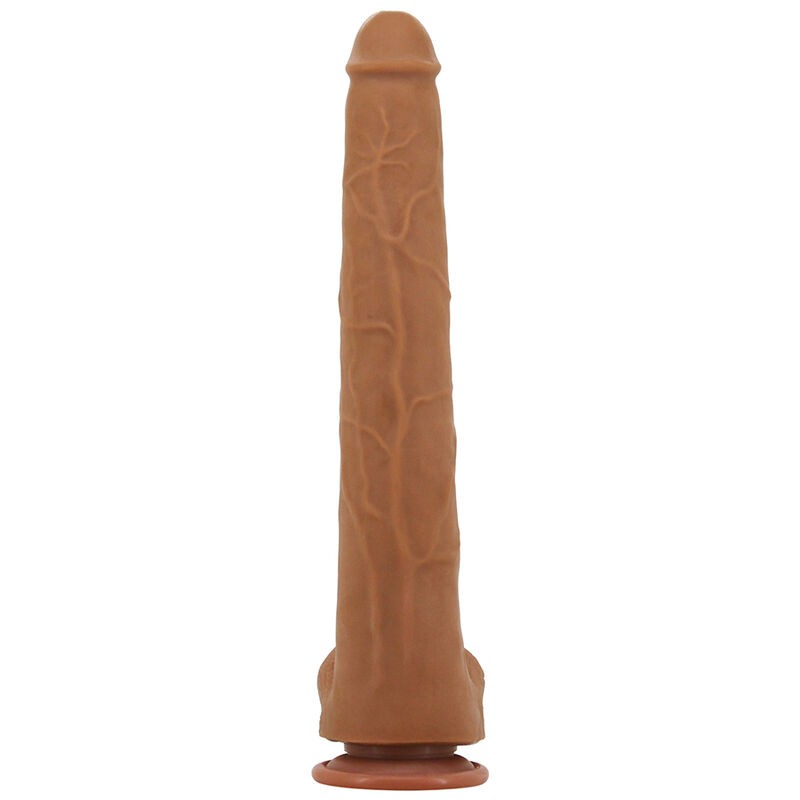 PRETTY LOVE VIGGO DILDO REALISTA TACTO SUAVE CON PIEL DESLIZANTE 365 CM MARRoN
