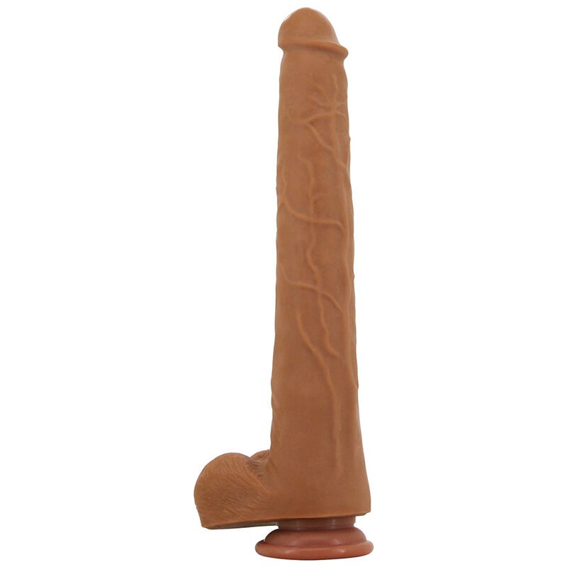 PRETTY LOVE VIGGO DILDO REALISTA TACTO SUAVE CON PIEL DESLIZANTE 365 CM MARRoN