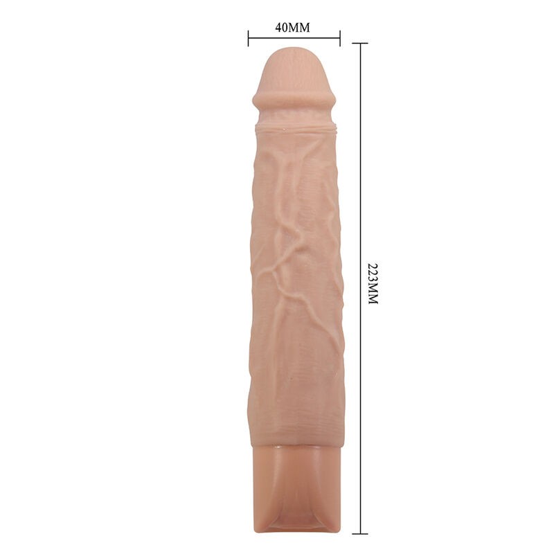 PRETTY LOVE KESSLER DILDO VIBRADOR REALISTA 10 MODOS DE VIBRACIoN Y 10 DE EMPUJE 22 CM NATURAL