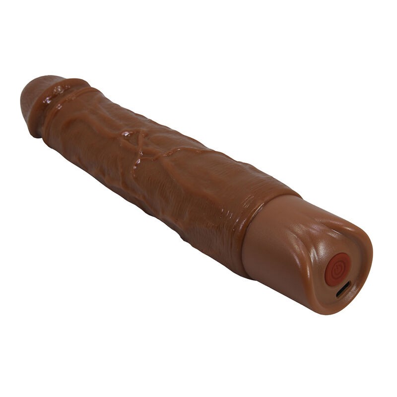 PRETTY LOVE KESSLER DILDO VIBRADOR REALISTA 10 MODOS DE VIBRACIoN Y 10 DE EMPUJE 22 CM MARRoN