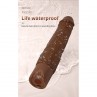 PRETTY LOVE KESSLER DILDO VIBRADOR REALISTA 10 MODOS DE VIBRACIoN Y 10 DE EMPUJE 22 CM MARRoN