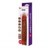 PRETTY LOVE KESSLER DILDO VIBRADOR REALISTA 10 MODOS DE VIBRACIoN Y 10 DE EMPUJE 22 CM MARRoN