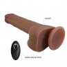 PRETTY LOVE JONATHAN VIBRADOR REALiSTICO CON EMPUJE MARRoN CONTROL REMOTO