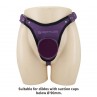 PRETTY LOVE ARNeS UNIVERSAL TIPO BRAGA PARA STRAP ON MORADO Y NEGRO