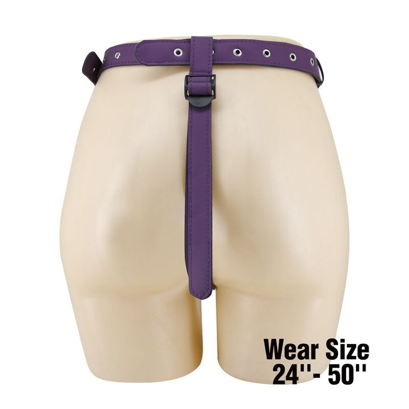 PRETTY LOVE ARNeS UNIVERSAL TIPO BRAGA PARA STRAP ON MORADO Y NEGRO
