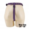 PRETTY LOVE ARNeS UNIVERSAL TIPO BRAGA PARA STRAP ON MORADO Y NEGRO