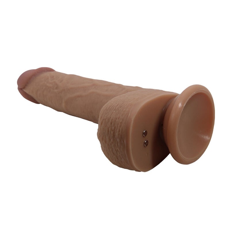 PRETTY LOVE TOMMY VIBRADOR REALiSTICO CON EMPUJE MARRoN OSCURO CONTROL REMOTO