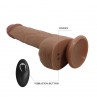 PRETTY LOVE TOMMY VIBRADOR REALiSTICO CON EMPUJE MARRoN OSCURO CONTROL REMOTO