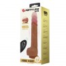 PRETTY LOVE TOMMY VIBRADOR REALiSTICO CON EMPUJE MARRoN OSCURO CONTROL REMOTO