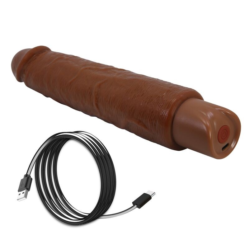 PRETTY LOVE GAVIN VIBRADOR REALiSTICO 25 CM Ø 5 CM COLOR MARRoN