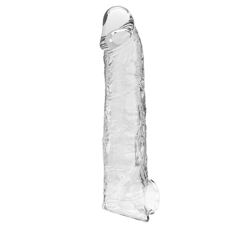 PRETTY LOVE FUNDA EXTENSORA PARA PENE AJUSTABLE 26 CM Ø 4 CM COLOR TRANSPARENTE