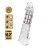 PRETTY LOVE FUNDA EXTENSORA PARA PENE AJUSTABLE 26 CM Ø 4 CM COLOR TRANSPARENTE