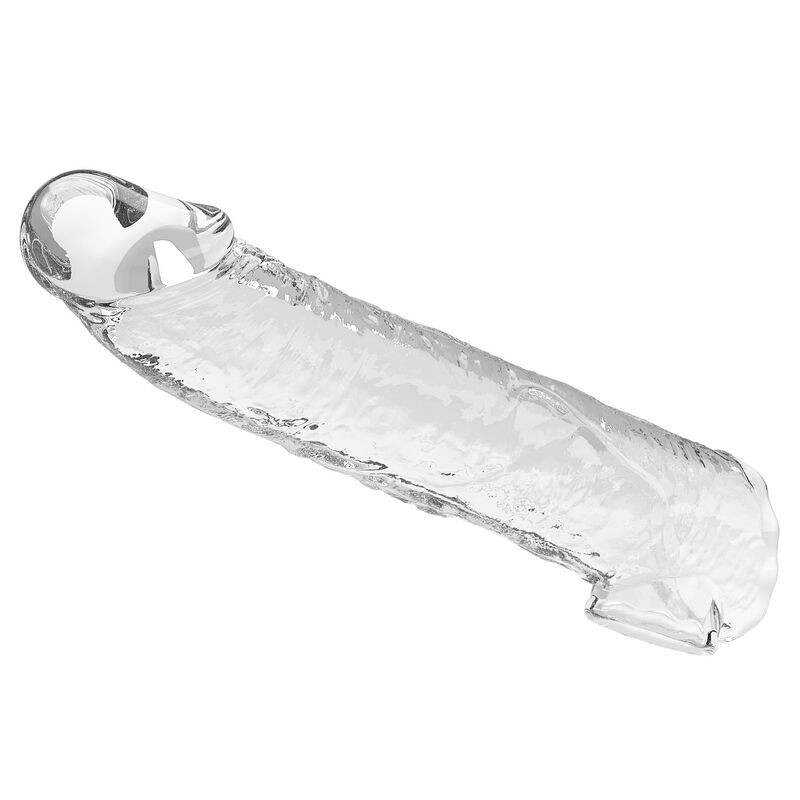 PRETTY LOVE FUNDA EXTENSORA PARA PENE AJUSTABLE 26 CM Ø 4 CM COLOR TRANSPARENTE