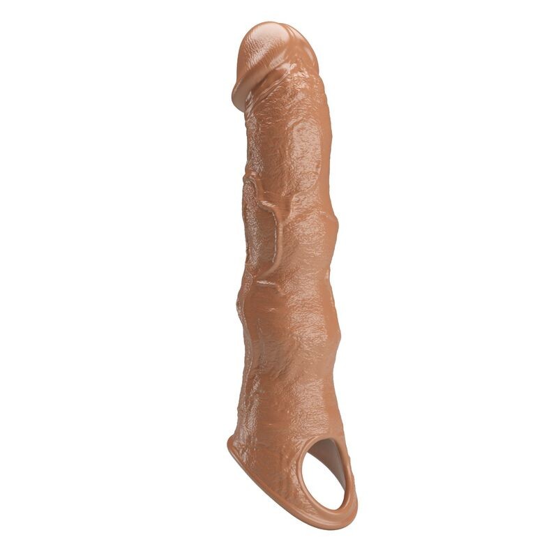 PRETTY LOVE FUNDA EXTENSORA PARA PENE AJUSTABLE 28 CM Ø 45 CM COLOR MARRoN