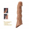 PRETTY LOVE FUNDA EXTENSORA PARA PENE AJUSTABLE 28 CM Ø 45 CM COLOR MARRoN