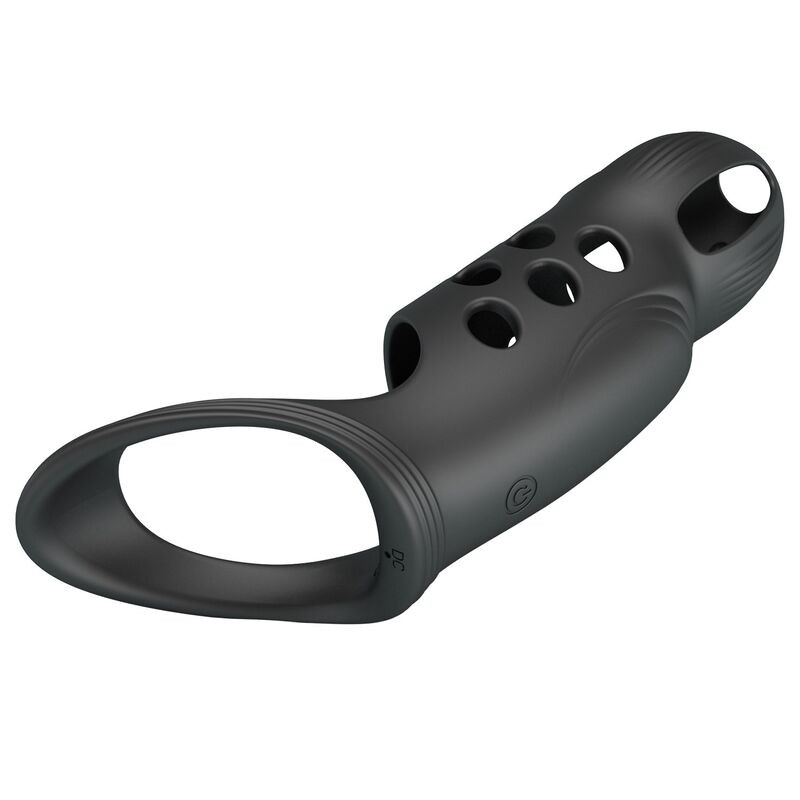 PRETTY LOVE CRAIG ANILLO PARA PENE VIBRADOR RECARGABLE NEGRO