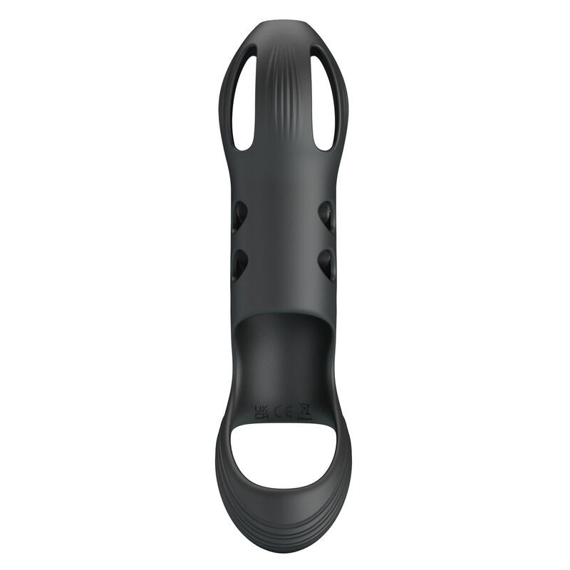 PRETTY LOVE CRAIG ANILLO PARA PENE VIBRADOR RECARGABLE NEGRO