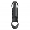 PRETTY LOVE CRAIG ANILLO PARA PENE VIBRADOR RECARGABLE NEGRO