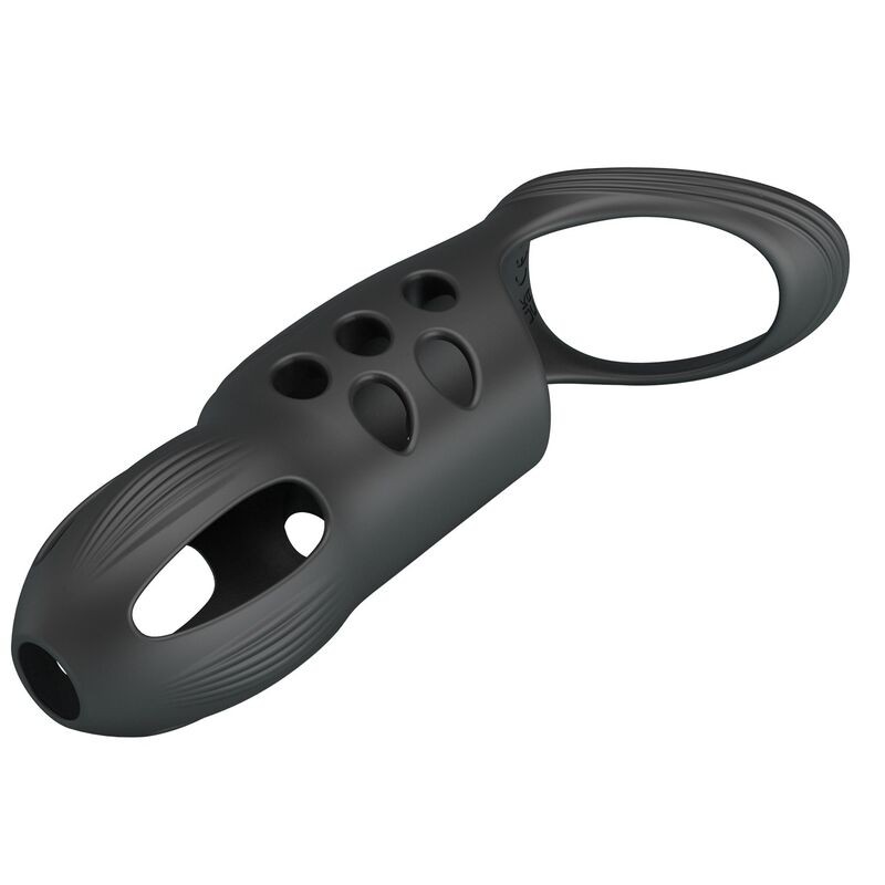 PRETTY LOVE CRAIG ANILLO PARA PENE VIBRADOR RECARGABLE NEGRO