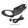 PRETTY LOVE CRAIG ANILLO PARA PENE VIBRADOR RECARGABLE NEGRO