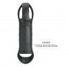 PRETTY LOVE CRAIG ANILLO PARA PENE VIBRADOR RECARGABLE NEGRO