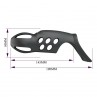 PRETTY LOVE CRAIG ANILLO PARA PENE VIBRADOR RECARGABLE NEGRO