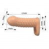 PRETTY LOVE WOLFRAM FUNDA PARA PENE EXTENSORA 115 CM Ø 38 CM COLOR NATURAL