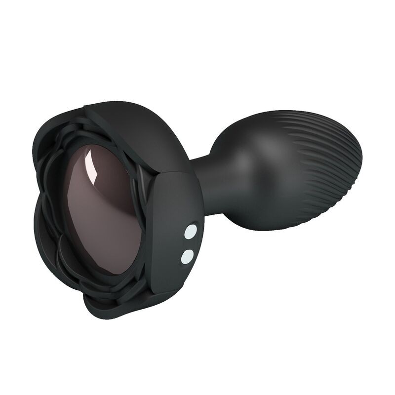 PRETTY LOVE PLUG ANAL VIBRADOR 10 MODOS RECARGABLE NEGRO