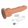 PRETTY LOVE EREN DILDO VIBRADOR CON EMPUJE 205 CM Ø 45 CM COLOR NATURAL