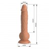 PRETTY LOVE EREN DILDO VIBRADOR CON EMPUJE 205 CM Ø 45 CM COLOR NATURAL