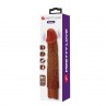 PRETTY LOVE LEONARDO VIBRADOR REALiSTICO 20 CM Ø 4 CM COLOR MARRoN