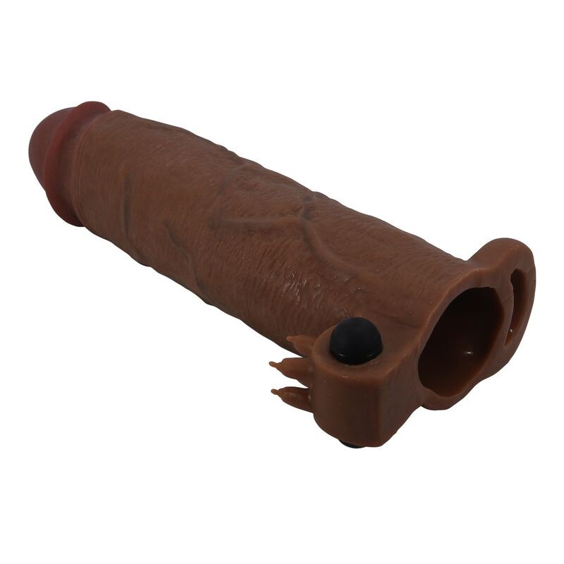 PRETTY LOVE XERXES FUNDA PARA PENE VIBRADORA 22 CM Ø 45 CM COLOR MARRoN