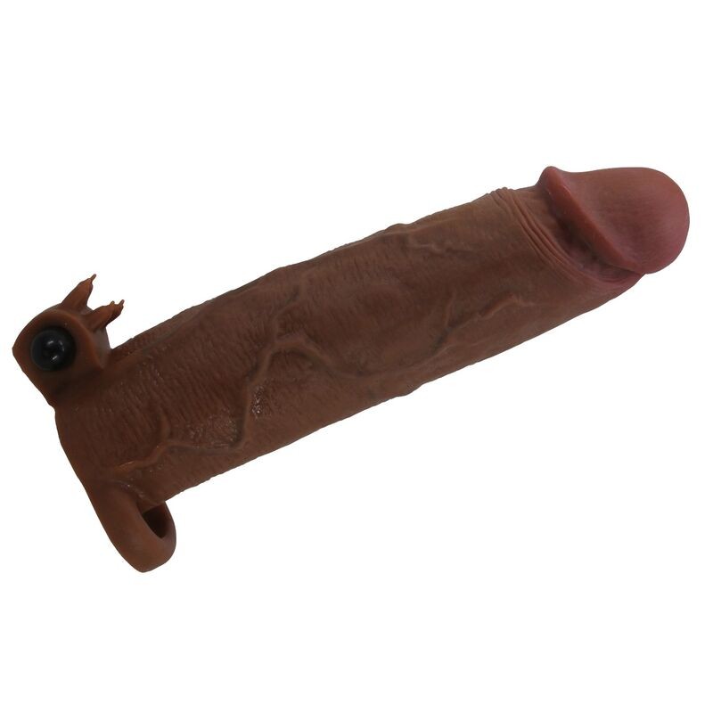 PRETTY LOVE XERXES FUNDA PARA PENE VIBRADORA 22 CM Ø 45 CM COLOR MARRoN