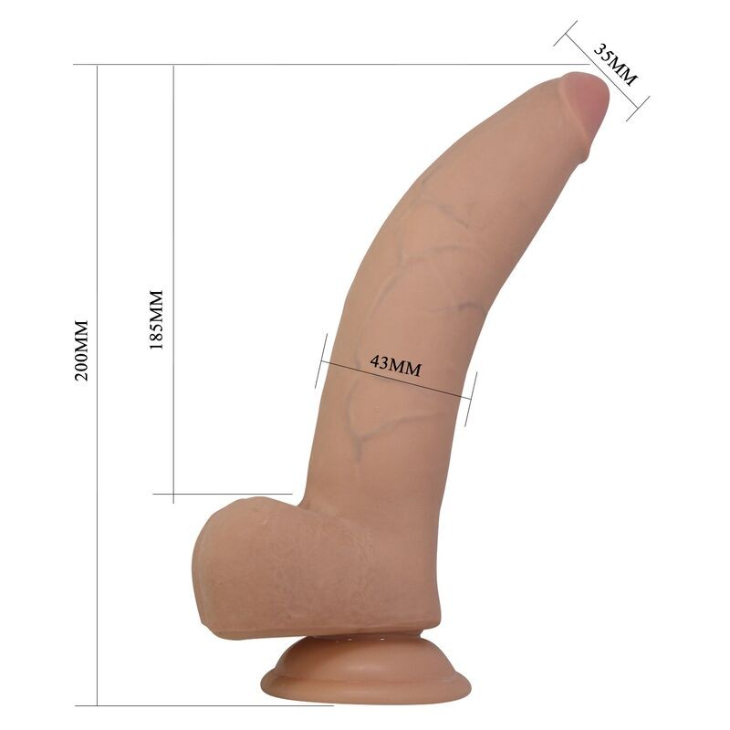 PRETTY LOVE XANDER DILDO REALiSTICO 20 CM Ø 5 CM COLOR NATURAL