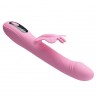 PRETTY LOVE BELLA VIBRADOR RABBIT CON ESTIMULACIoN MARIPOSA Y LED ROSA