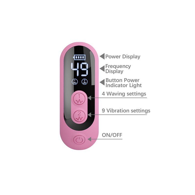 PRETTY LOVE BELLA VIBRADOR RABBIT CON ESTIMULACIoN MARIPOSA Y LED ROSA