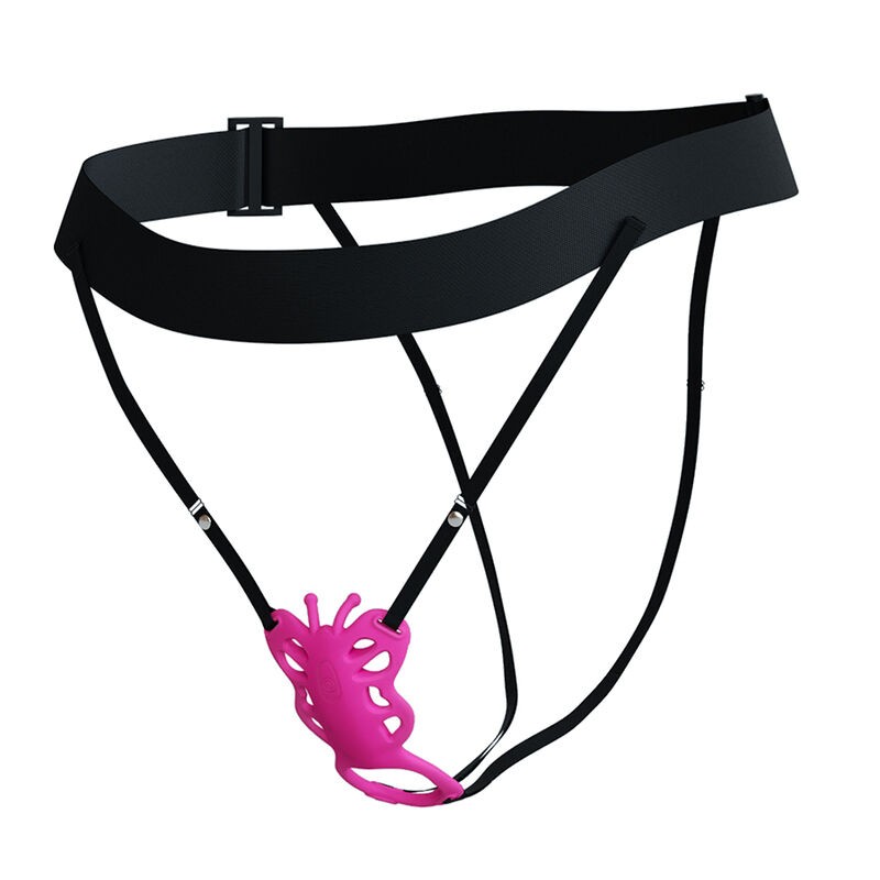 PRETTY LOVE BUTTERFLY MASAJEADOR TANGA APP CONTROL ROSA