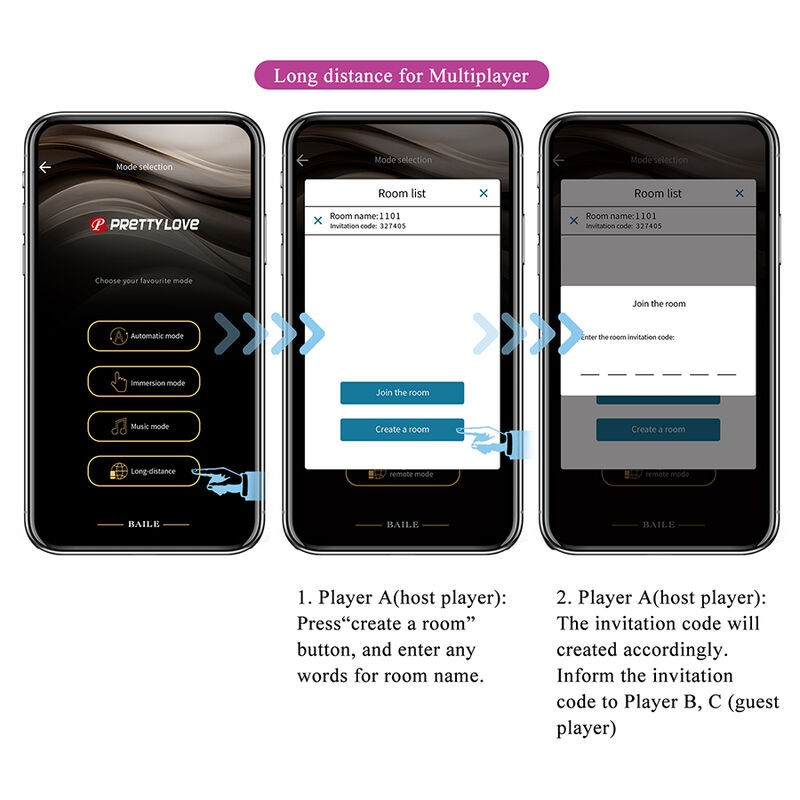 PRETTY LOVE HAZELYNN MASAJEADOR APP CONTROL 12 FUNCIONES ROSA