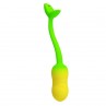 PRETTY LOVE HUEVO VIBRADOR PULSEN CONTROL APP 12 FUNCIONES RECARGABLE USB VERDE AMARILLO