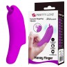 PRETTY LOVE PETERSON HONEY FINGER VIBRADOR DE DEDO RECARGABLE MORADO