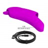 PRETTY LOVE PETERSON HONEY FINGER VIBRADOR DE DEDO RECARGABLE MORADO